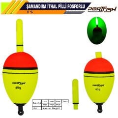 Portfish Şamandıra İthal Pilli Fosforlu