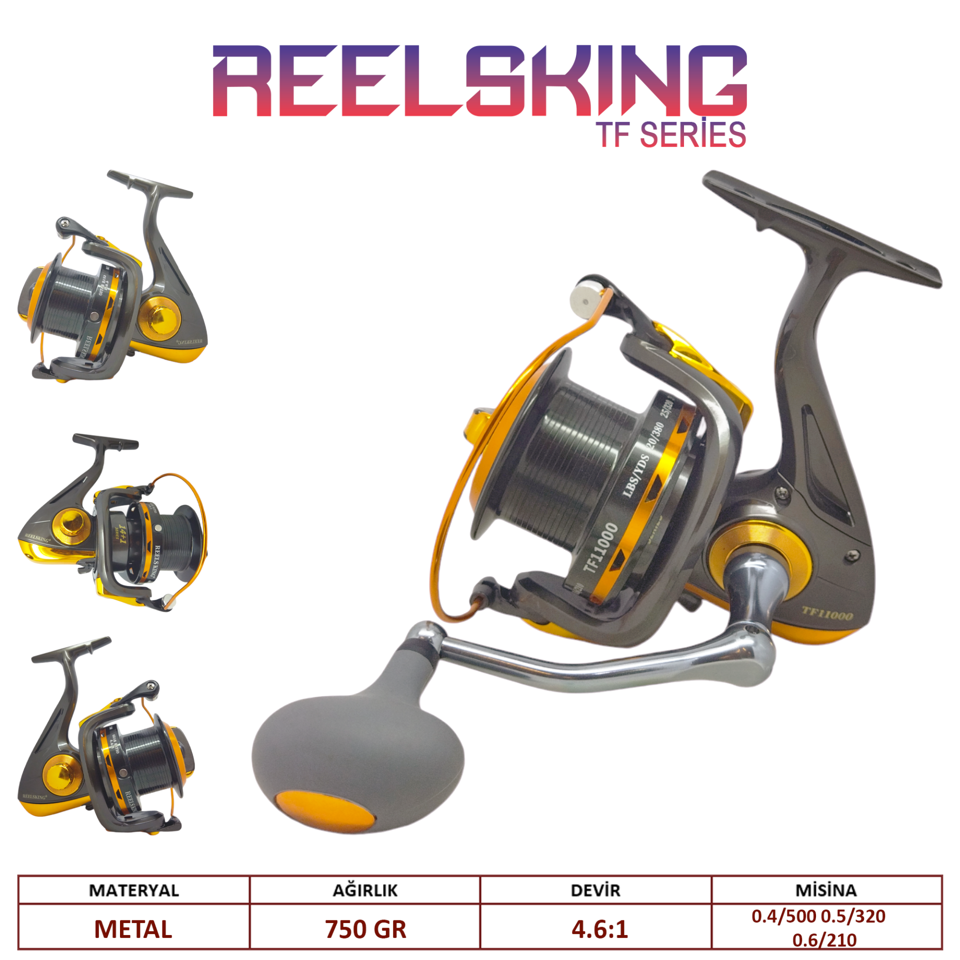 Oskar TF 10000 Olta Makinesi 14+1