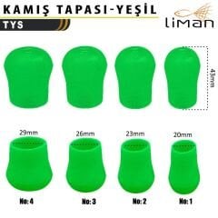 Liman Kamış Tapası Yeşil - 10 Adetli