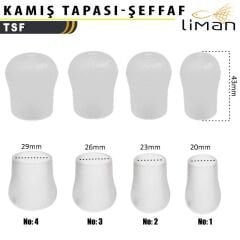 Liman Kamış Tapası Şeffaf - 10 adetli