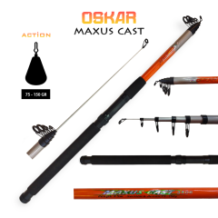 Oskar Maxus Tele Kamış 350cm 75-150g