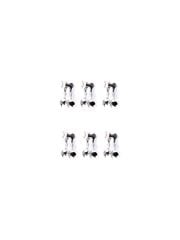 Barracuda Çiftli Olta Zili Metal Kıskaçlı 18MM(6 Adet Paket)
