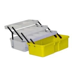 Barracuda 16'' 3 Raflı Balıkçı Takım Çantası (Sarı)