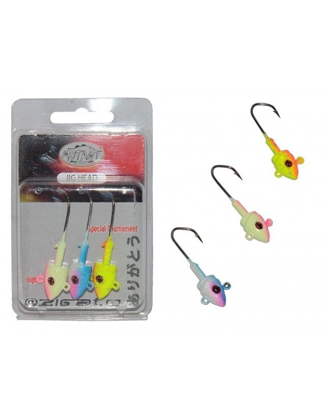 Mutant 6413 Jig Head Rigato Moite 4'lü Mix Set Tırnaklı Jig Head