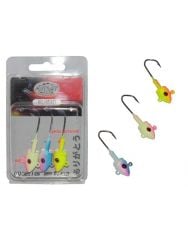 Mutant 6413 Jig Head Rigato Moite 4'lü Mix Set Tırnaklı Jig Head