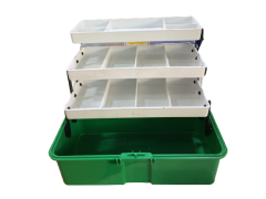 Barracuda 16'' 3 Raflı Balıkçı Takım Çantası (Yeşil)