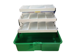 Barracuda 16'' 3 Raflı Balıkçı Takım Çantası (Yeşil)