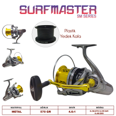 Oskar Surf Master 10000 Olta Makinesi (Plastik Yedek Kafa)