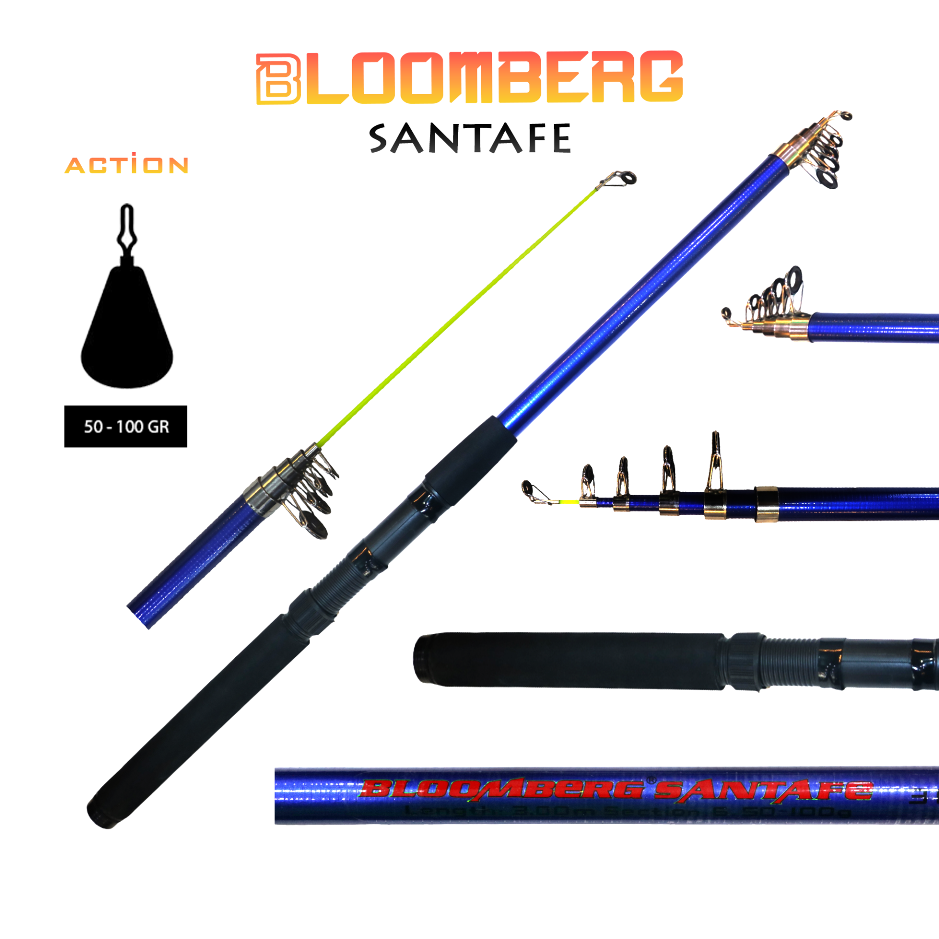 Bloomberg Santafe Olta Kamışı 210cm 50-100g