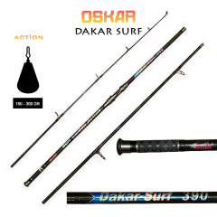 Oskar Dakar Super 420cm Surf Kamış 150-300Gr