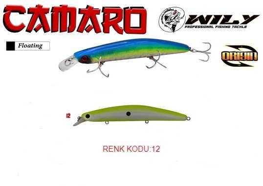 WİLY CAMARO MAKET BALIK 130MM-12