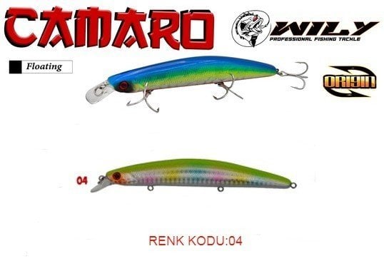 WİLY CAMARO MAKET BALIK 130MM-04