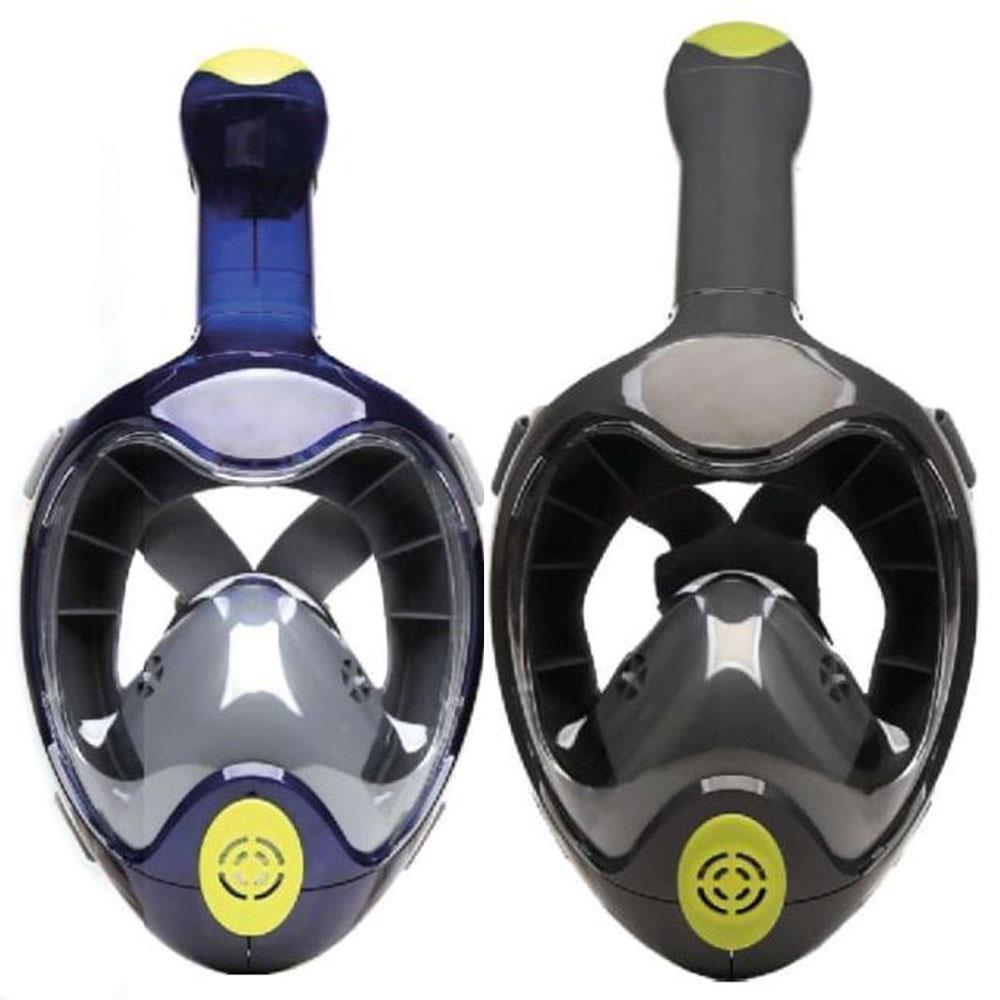 7239-BERMUDA SİLİKON ANTİFOG TAM YÜZ MASKESİ