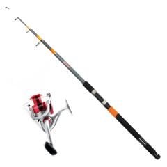 1731 Potenza 270CM. Teleskopik Kamış 70-150GR Atar+Thunder 5000 Olta Makinesi 2 Bb