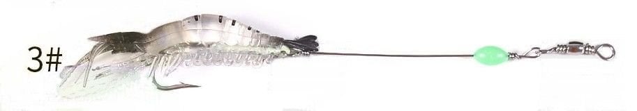 5223 Fosforlu Glow Silikon Karides 8cm.