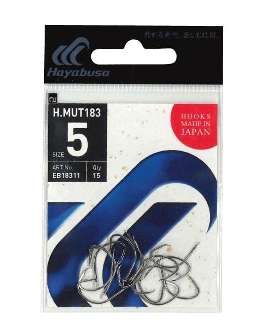 Hayabusa HMUT 183 Circle Dövme Olta İğnesi 15'li Paket Nikel