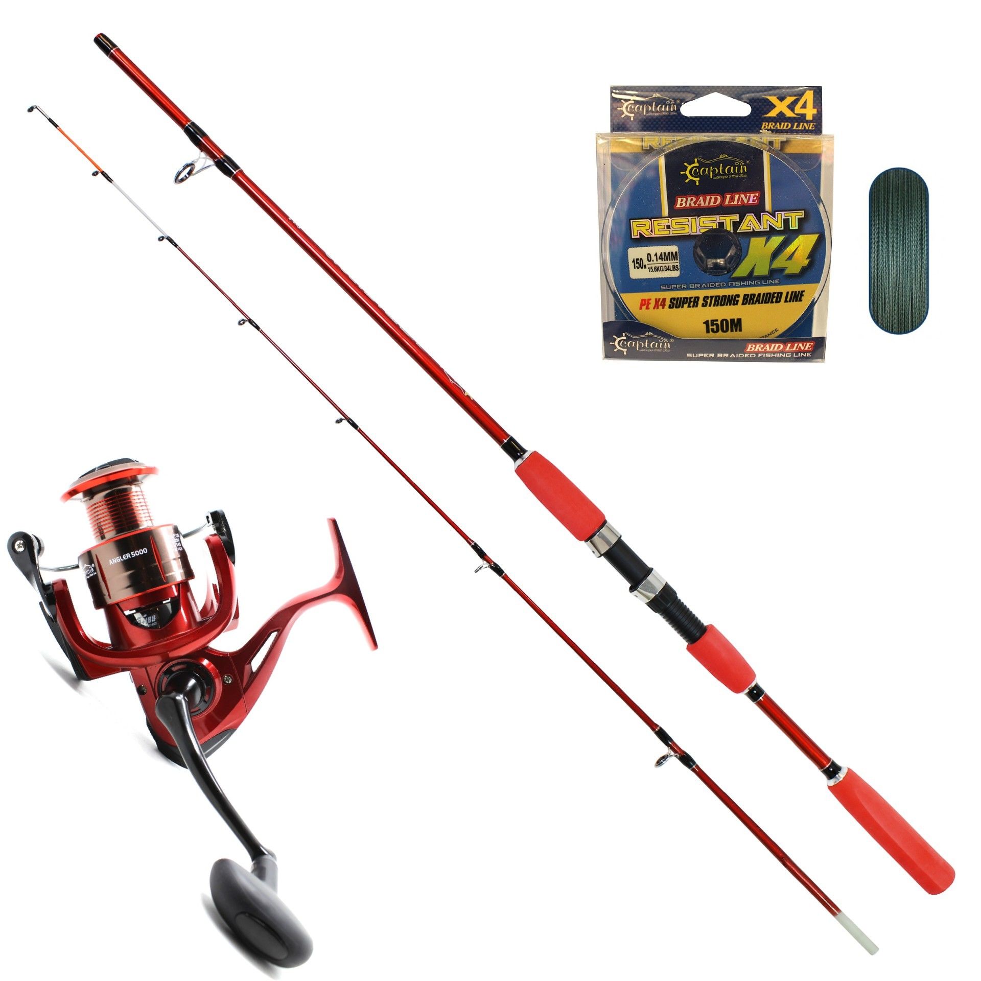 1498210- 2 Parça Bot ve Tekne Kamış Makina Olta Seti 210Cm.