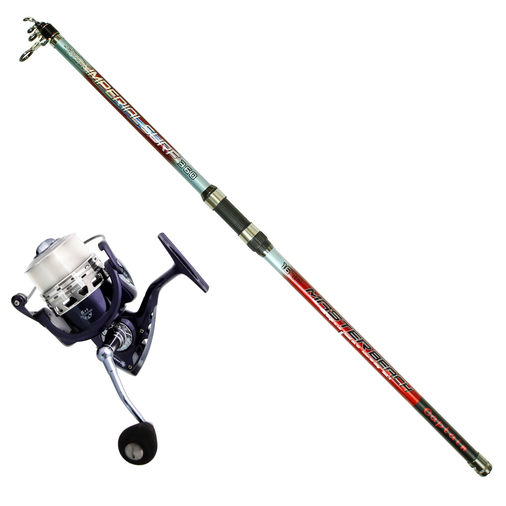1671390 Tele Surf Kamış ve Makina Olta Seti 390Cm.