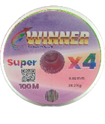 Barracuda WİNNER 4X İP MİSİNA 100MT (EBRULİ RENK)