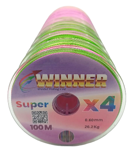 Barracuda WİNNER 4X İP MİSİNA 100MT (EBRULİ RENK)