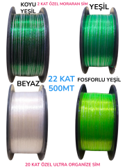 BARRACUDA 22 KAT ULTRA ORGANİZE SİM (500 MT) YEŞİL