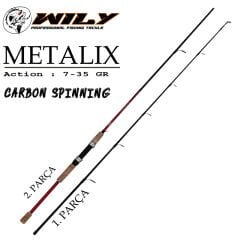 Wily Metalix Spin Kamış 270 cm (Yedek Parça)