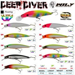 Wily Deep Diver 10.5 cm Maket Balık 16 gr (0-1.2M)